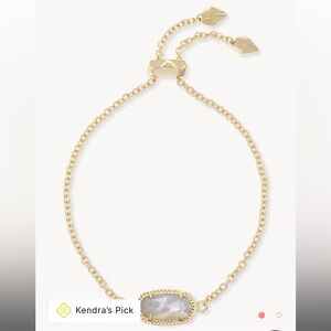 Kendra Scott Elaina Gold Adjustable Chain Bracelet